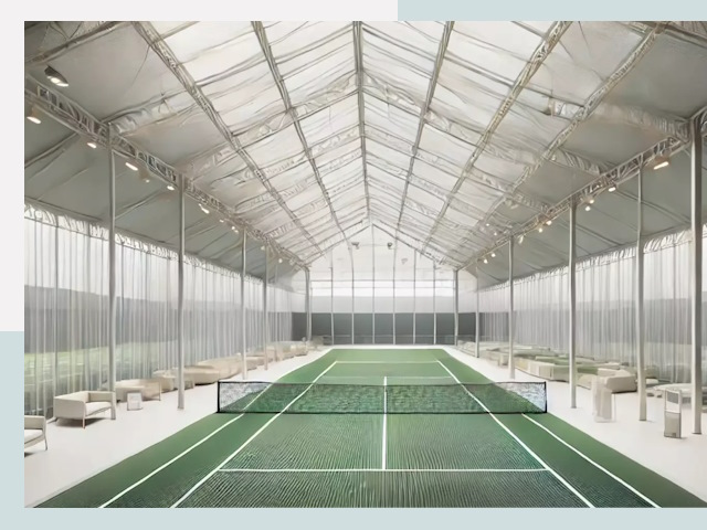 Строительство теннисных кортов в Нижнеудинске