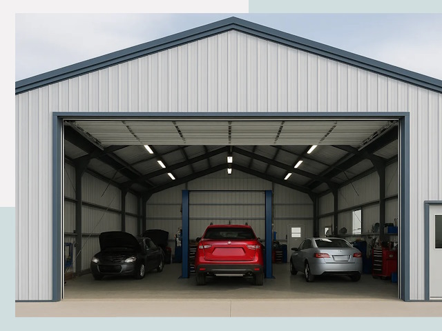 Ангары из сэндвич панелей от 610 руб. в Нижнеудинск