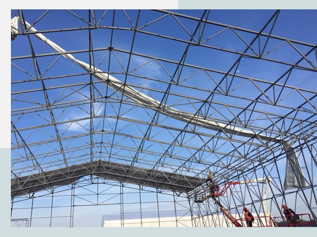 Шатровые ангары от 610 руб. в Нижнеудинске и Иркутской области