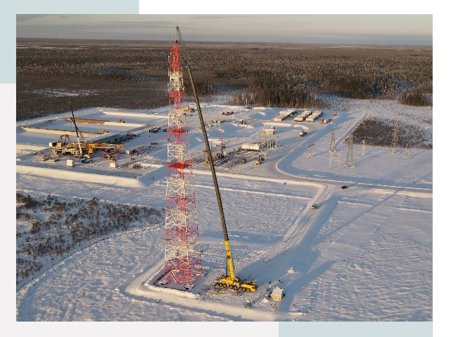 Мачты связи в Нижнеудинске