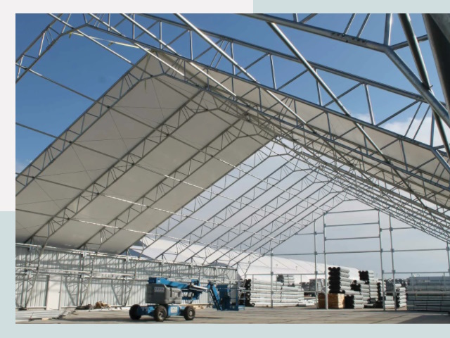 Каркасно-тентовые сооружения от СтальСтрой-Нжк по цене 610 руб.