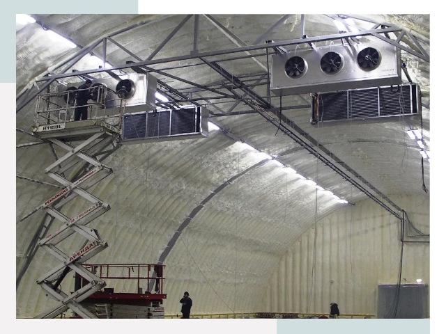 Оснащение ангаров в Нижнеудинске