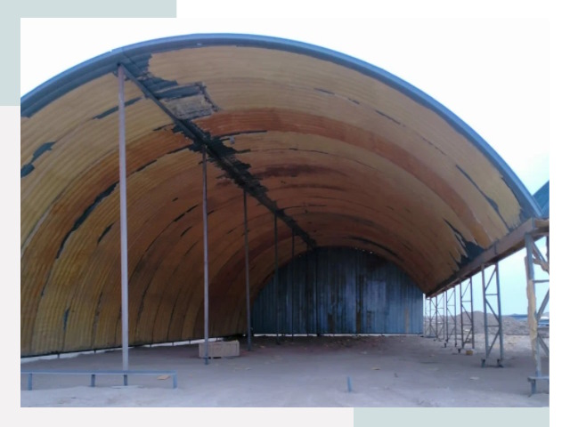 Реконструкция ангаров в Нижнеудинске