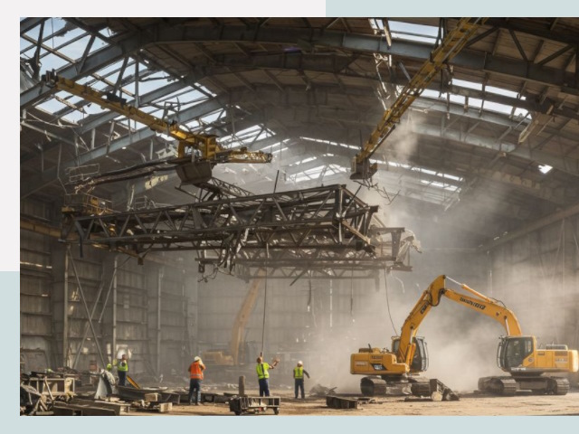 Демонтаж ангаров в Нижнеудинске от 610 руб. за м²